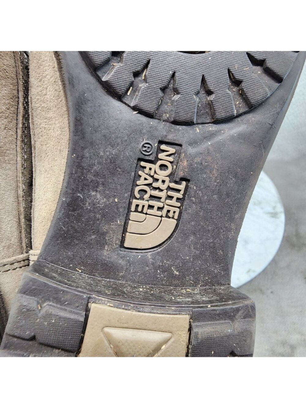 The North Face Shoes Womens Size 6.5 Bridgeton Brown Suede Lace-Up Boots *Read* - Picture 9 of 14